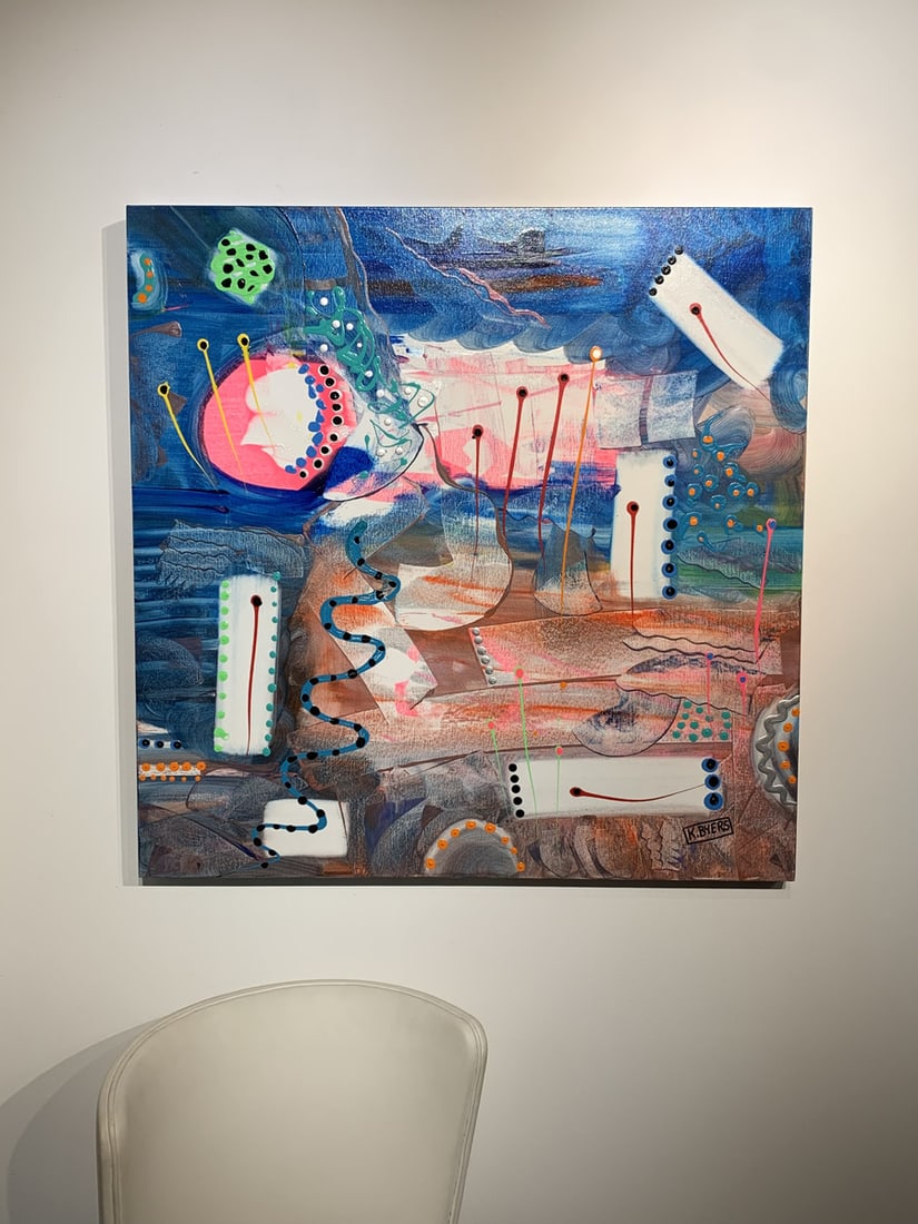 Kimm Byers "Diving Deep!" Signed Original Acrylic - 2