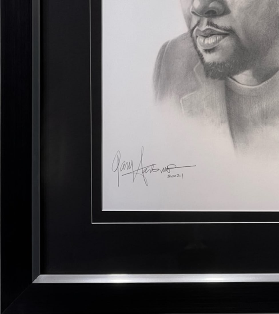 Gary Saderup "Chadwick Boseman" Signed 2021 Lithograph - 4