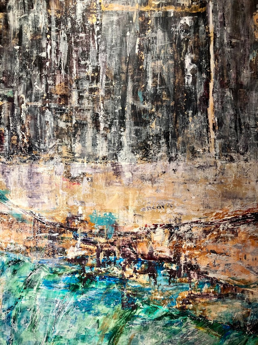 Barbara Owens "Aerial" Acrylic on Canvas - 2