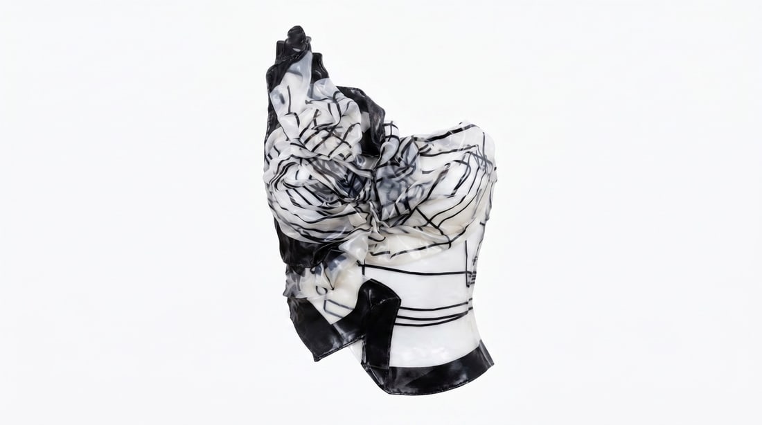 Mercedes Brunelli "Blurred Lines" Fabric Resin (1 of 3)