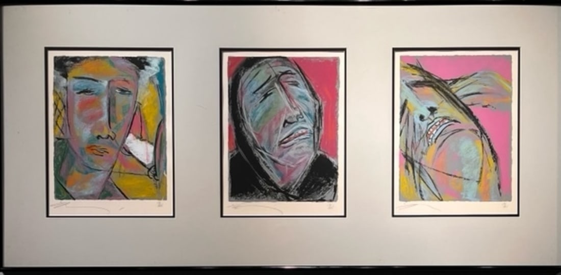 Original Serigraph Signed Limited Edition 17/25: Presenting a limited edition Serigraph on Paper by Unknown: "Original Serigraph Signed Limited Edition 17/25". This Serigraph on Paper (Edition: 17/25), measuring 20 x 40 x 2 inch, is a sought-after l