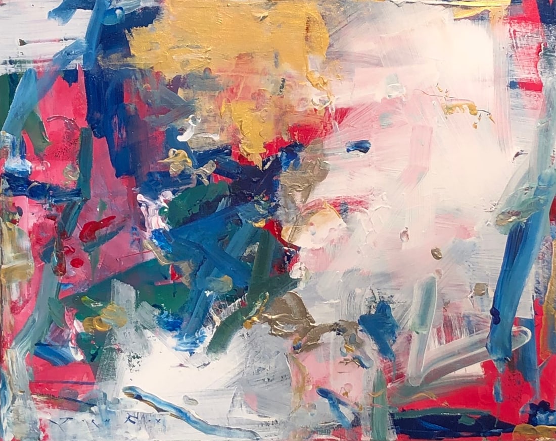 Jorn Fox (Abstract) Signed Original Acrylic: Offered here is an original Acrylic on Canvas by Jorn Fox: "Jorn Fox (Abstract) Signed Original Acrylic". This one-of-a-kind piece, measuring 24 x 30 x 2 inch, is a rare opportunity for collectors to 