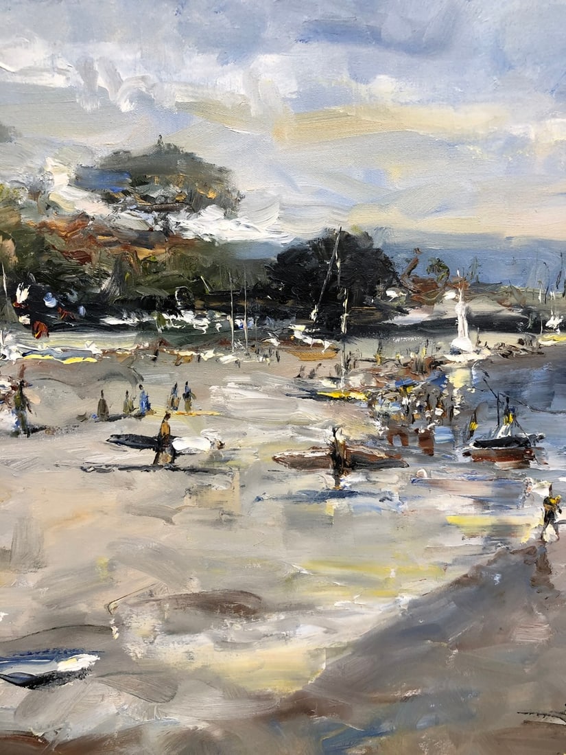 Jorn Fox Impressionist Signed Original Oil on Canvas - 3
