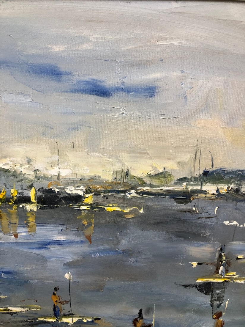 Jorn Fox Impressionist Signed Original Oil on Canvas - 4