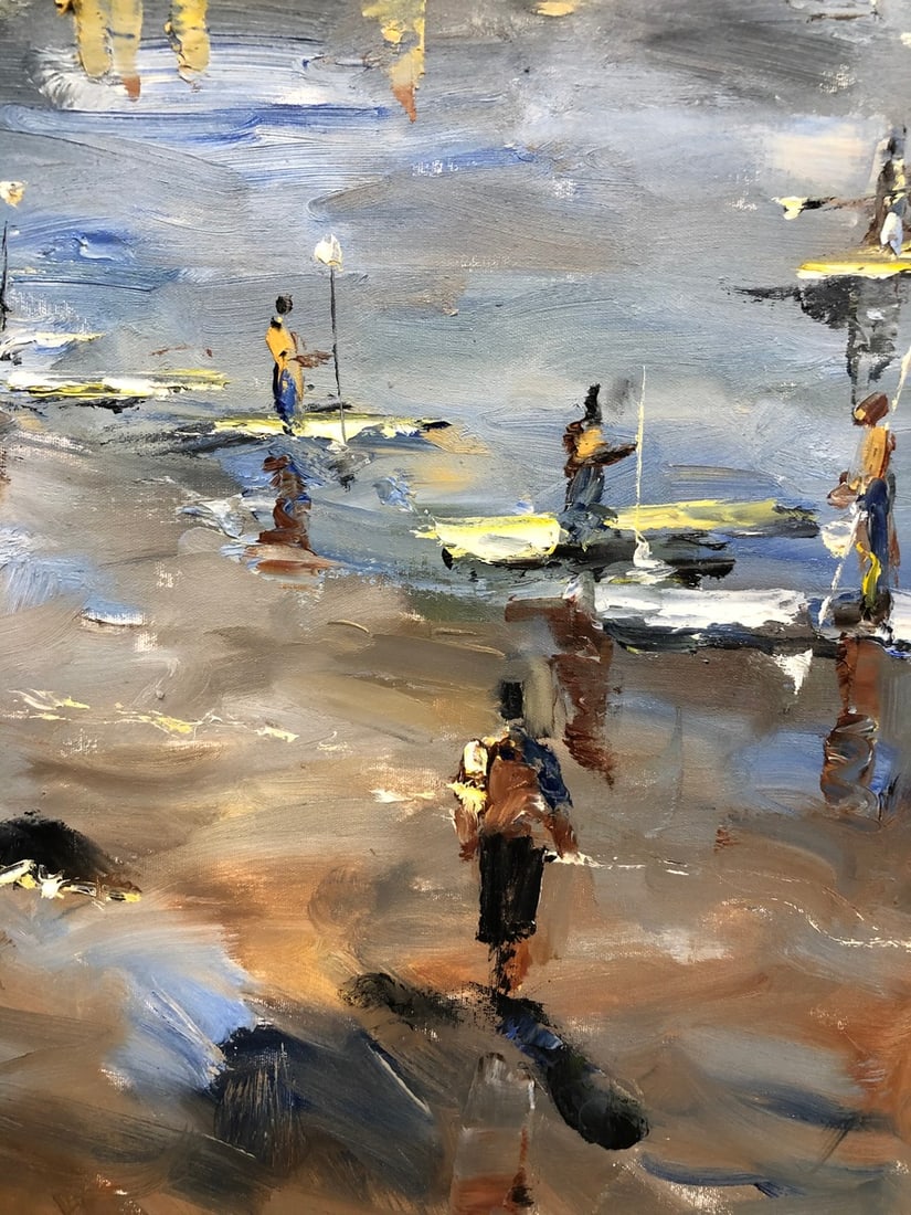 Jorn Fox Impressionist Signed Original Oil on Canvas - 5