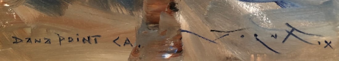 Jorn Fox Impressionist Signed Original Oil on Canvas - 8