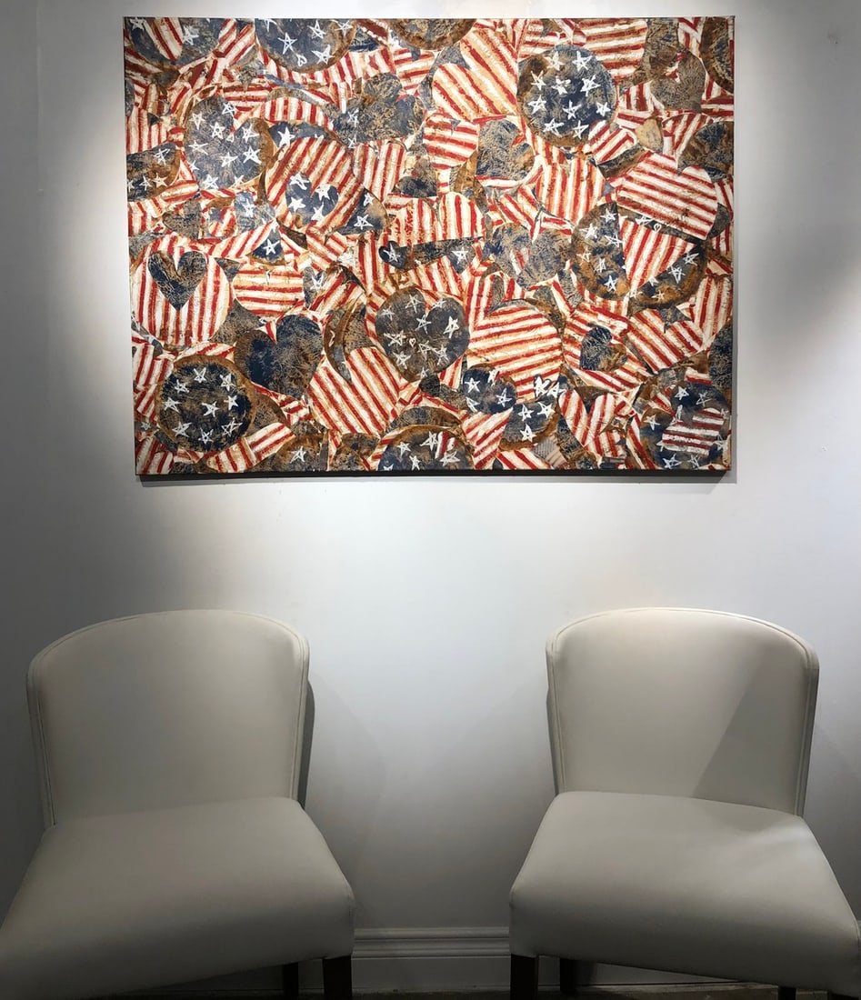 Barbara Owens "Freedom? (American Flag)" Signed Original - 2