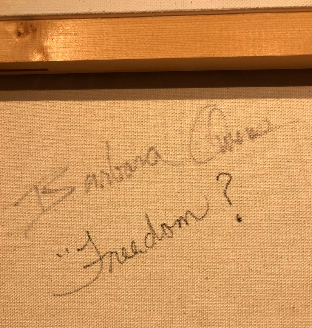Barbara Owens "Freedom? (American Flag)" Signed Original - 6