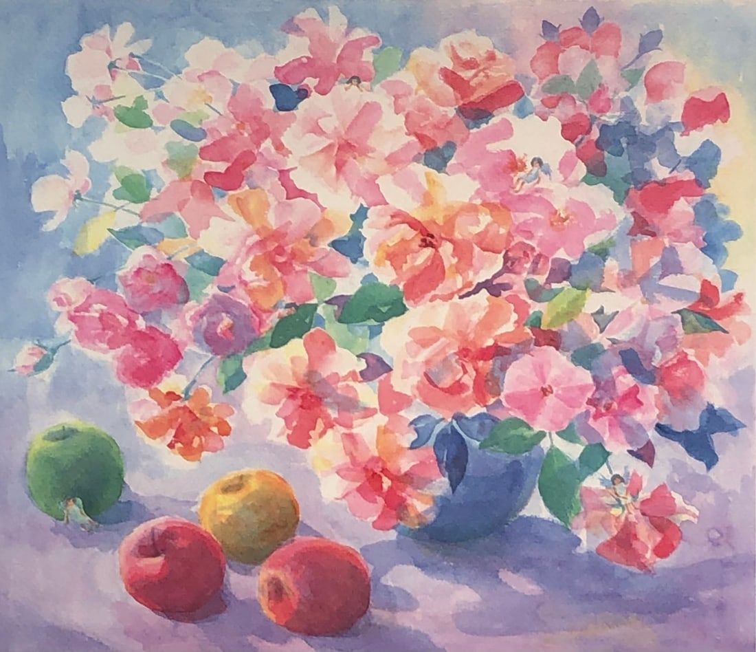 Unknown Artist (Still Life) Signed Lithograph AP: Presenting a limited edition Lithograph on Paper by Unknown: "Unknown Artist (Still Life) Signed Lithograph AP". This Lithograph on Paper (Edition: AP), measuring 29 x 32 x 2 inch, is a sought-after