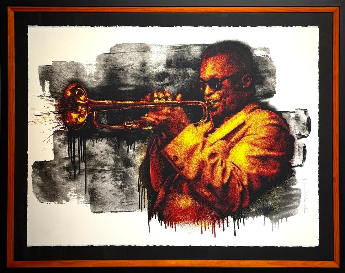 Mr. Brainwash (Thiery Guetta) "Red and Yellow" S/N LE screen print (1 of 4)