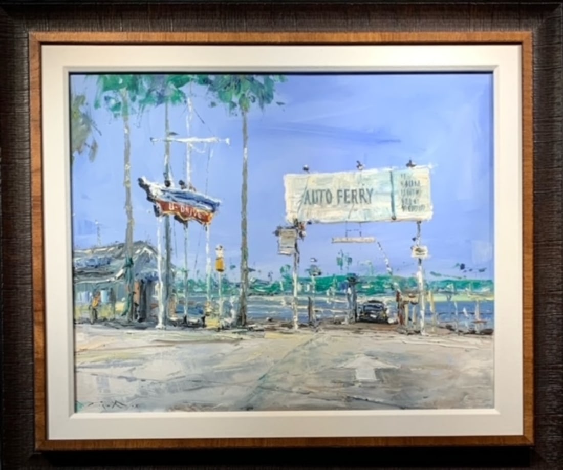 Jorn Fox Impressionist Signed Oil and Acrylic on Canvas: Offered here is an original Original Oil and Acrylic on Canvas by Jorn Fox: "Jorn Fox Impressionist Signed Oil and Acrylic on Canvas". This one-of-a-kind piece, measuring 34 x 40 x 2 inch, is a rare