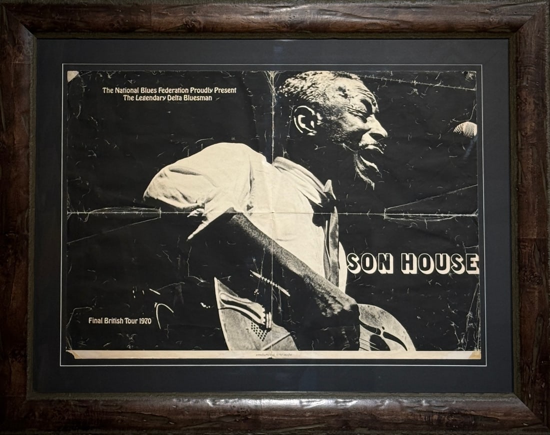 Unknown Artist "Son House" Lithograph on Paper (1 of 3)