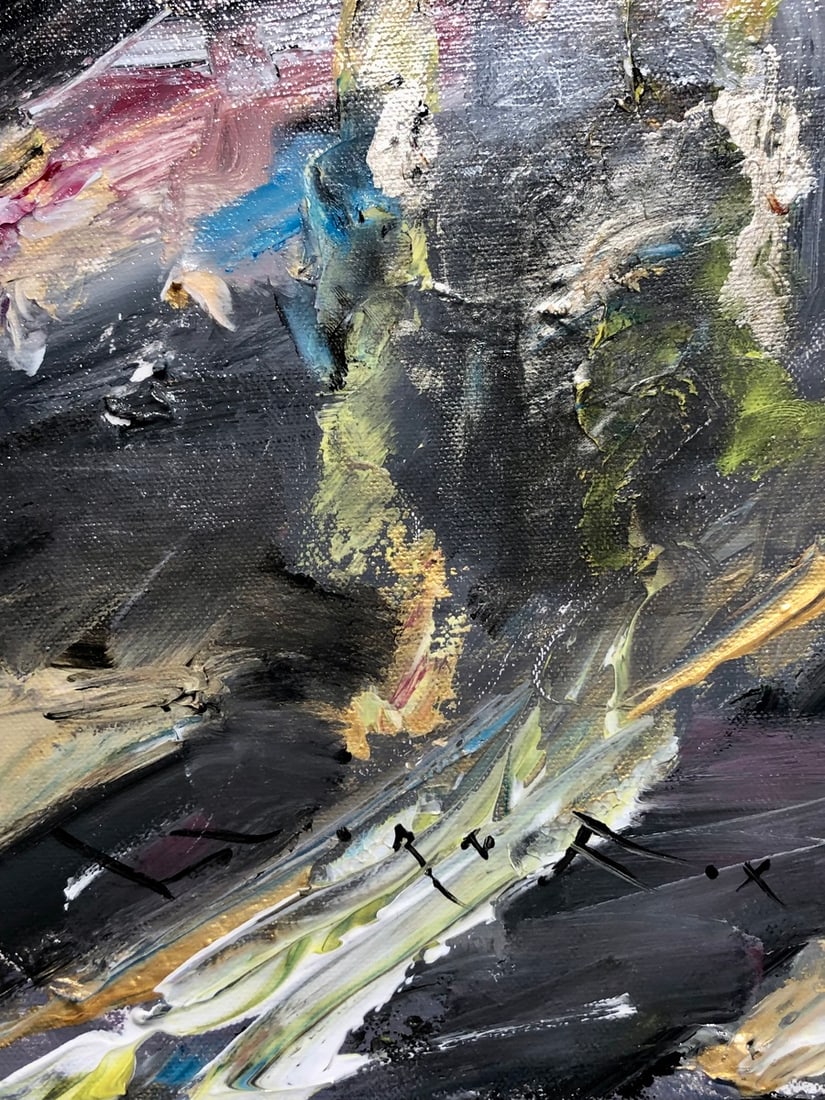 Jorn Fox (NYC) Signed Original Acrylic - 4