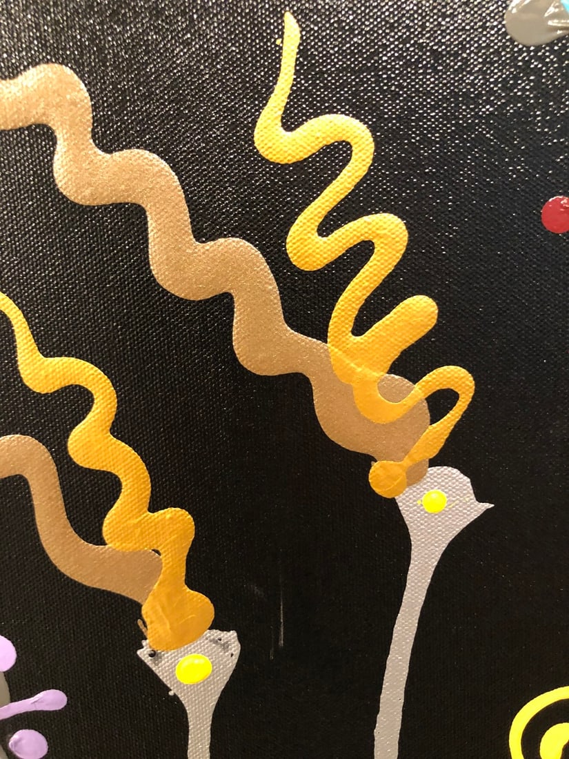 Kimm Byers "Musical Notes in Space" Signed Original - 3