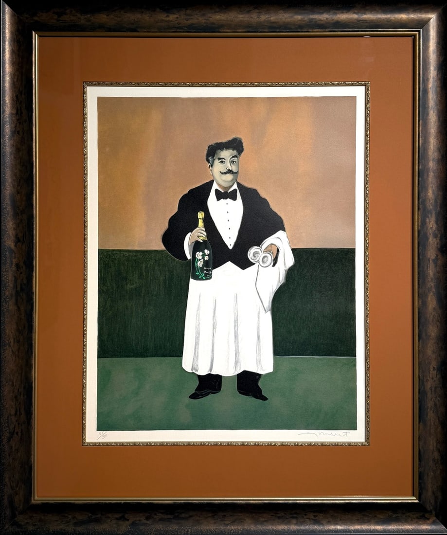 Guy Buffet "Pierre" Signed Serigraph LE: Presenting a limited edition Serigraph on Paper by Guy Buffet: "Guy Buffet "Pierre" Signed Serigraph LE". This Serigraph on Paper (Edition: 125/350), measuring 43 x 36 x 2 inch, is a sought-after