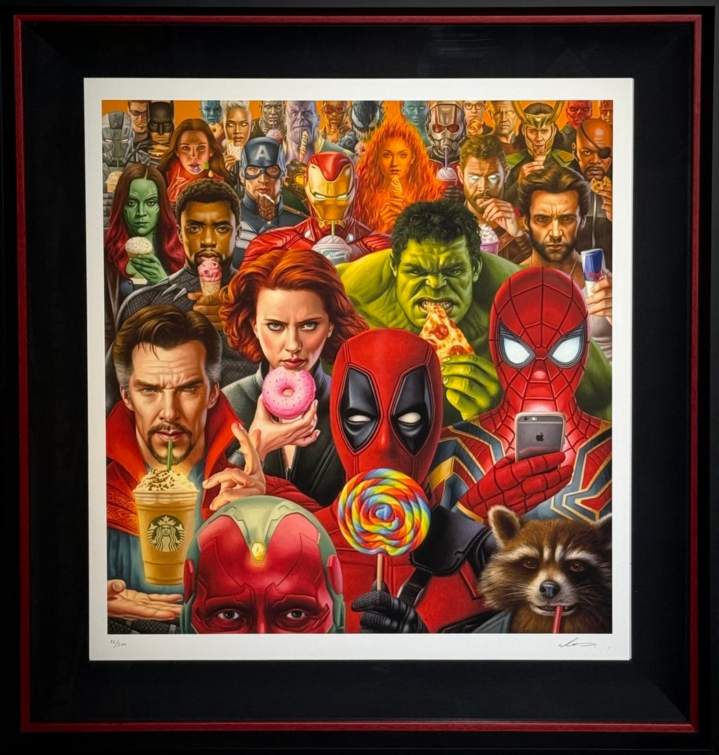 Alex Gross "Diversions" LE Giclee on Paper (1 of 6)