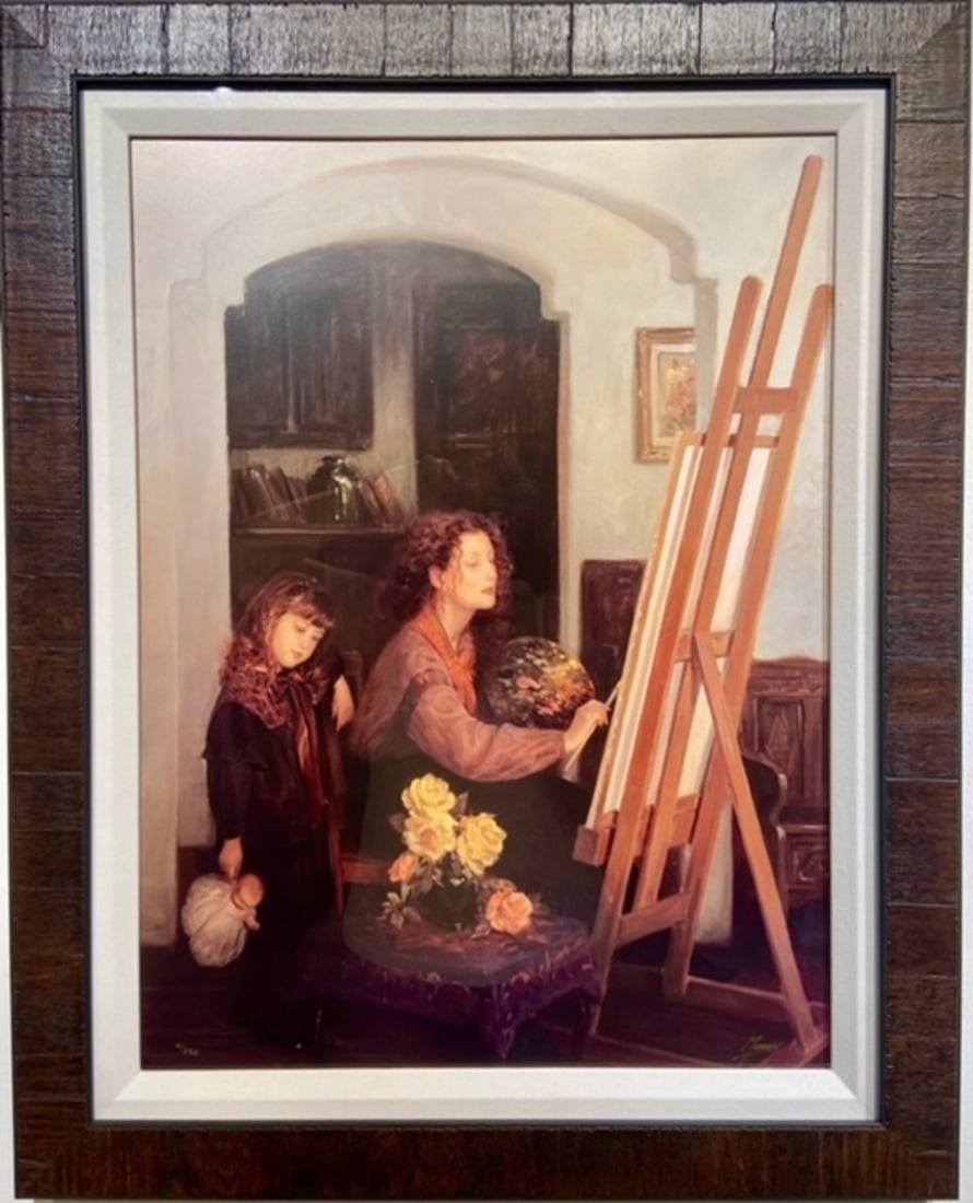 Alan Murray "Point of View" Signed Lithograph LE: Presenting a limited edition Lithograph on Paper by Alan Murray: "Alan Murray "Point of View" Signed Lithograph LE". This Lithograph on Paper (Edition: 4/395), measuring 30 x 24 x 2 inch, is a sought-