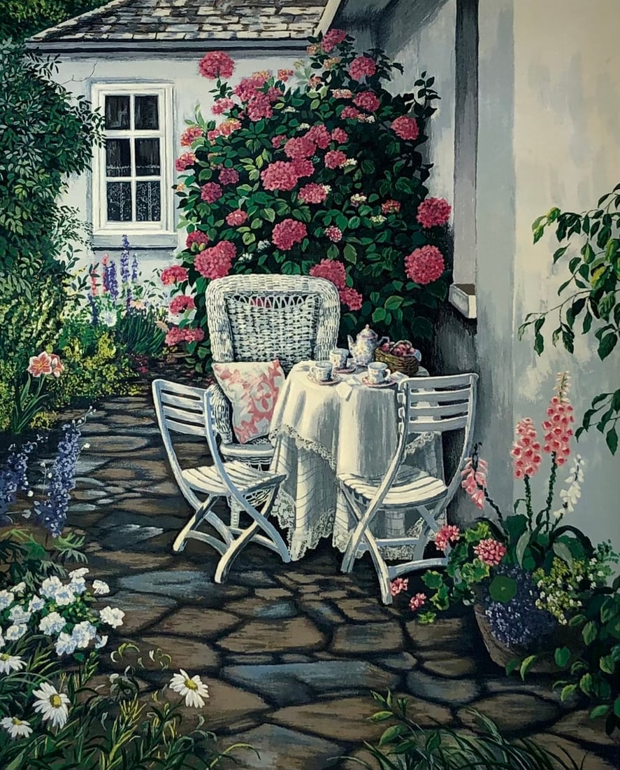 Susan Rios "With My Friends" Signed Serigraph PP - Realist: Presenting a limited edition Serigraph on Paper by Susan Rios: "Susan Rios "With My Friends" Signed Serigraph PP - Realist". This Serigraph on Paper (Edition: PP 1/10), measuring 42 x 34 x 2 inch, is 