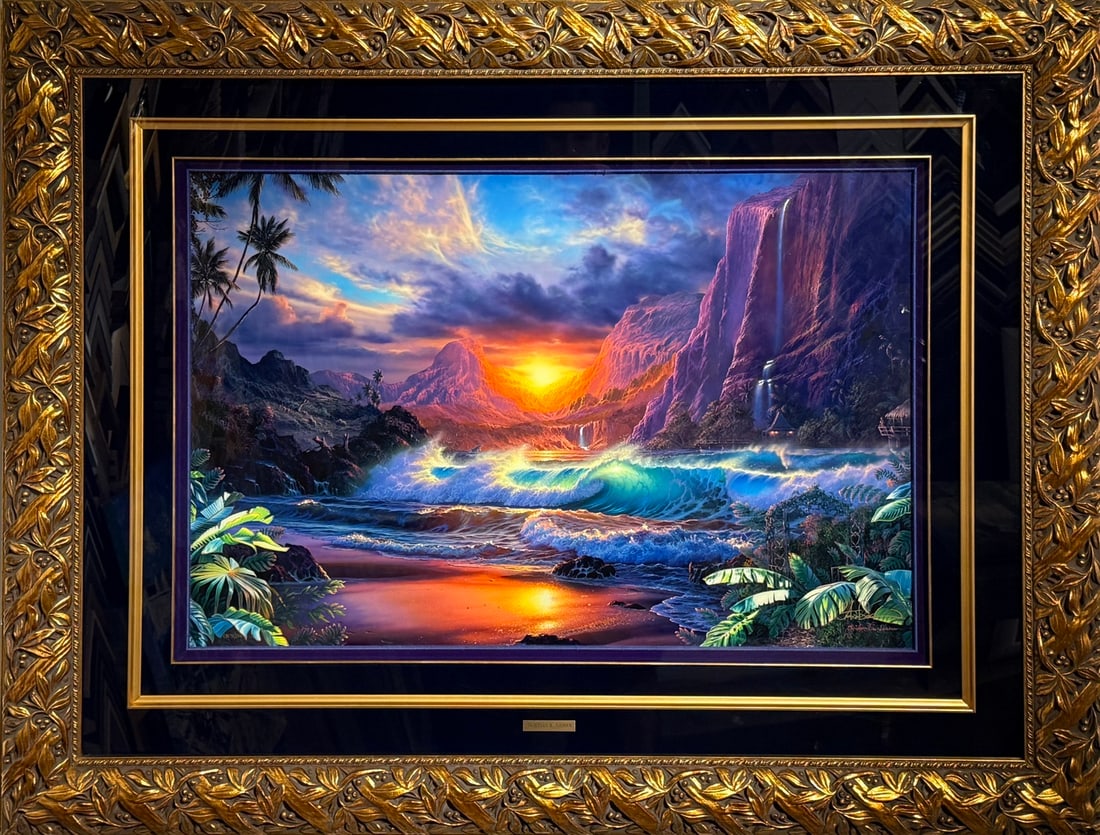 "Perenthesis In Eternity" by Christian Lassen S/N LE Serigraph: Presenting a limited edition Serigraph On Paper by Christian Lassen: ""Perenthesis In Eternity" by Christian Lassen S/N LE Serigraph". This Serigraph On Paper (Edition: 42/250), measuring 40 x 52 x 5 