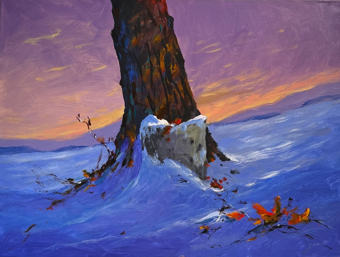 Michael Schofield (Impressionist - Landscape) Signed Original Acrylic: Offered here is an original Acrylic on Canvas by Michael Schofield: "Michael Schofield (Impressionist - Landscape) Signed Original Acrylic". This one-of-a-kind piece, measuring 35 x 47 x 2 inch, is a 