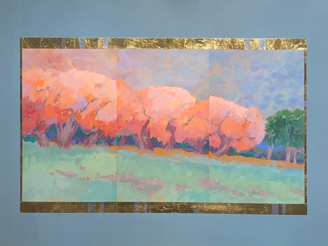 Max Hayslette (Unknown - Impressionist) Signed Original Mixed Media: Offered here is an original Mixed Media on Paper by Max Hayslette: "Max Hayslette (Unknown - Impressionist) Signed Original Mixed Media". This one-of-a-kind piece, measuring 30 x 40 x 2 inch, is a