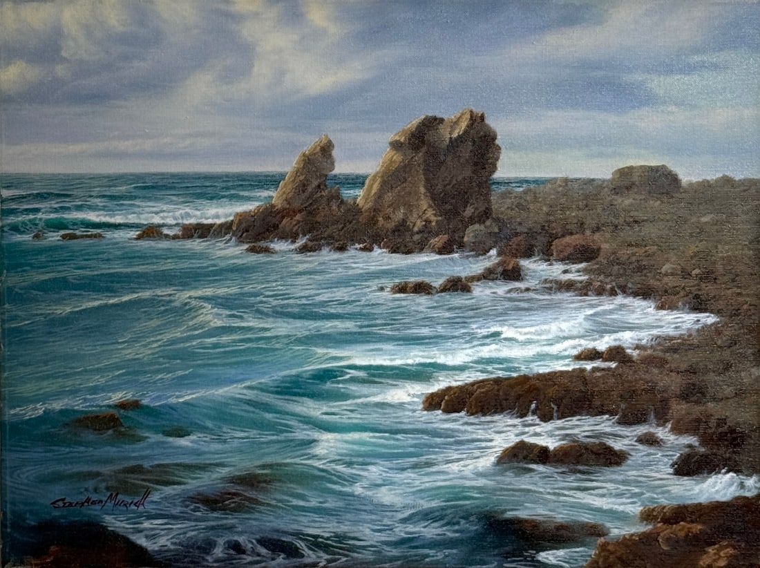 Stephen Mirich "Afternoon Light" Signed Original Oil: Offered here is an original Oil on Canvas by Stephen Mirich: "Stephen Mirich "Afternoon Light" Signed Original Oil". This one-of-a-kind piece, measuring 18 x 24 x 1 inch, is a rare opportunity for col