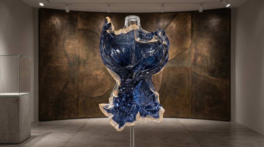 Mercedes Brunelli "The Parisian" Fabric/Resin: Presenting this Mercedes Brunelli Sculpture: "Mercedes Brunelli "The Parisian" Fabric/Resin". This piece, measuring 22 x 17 inch, is available at auction on LiveAuctioneers. Artist: Mercedes Brunelli 