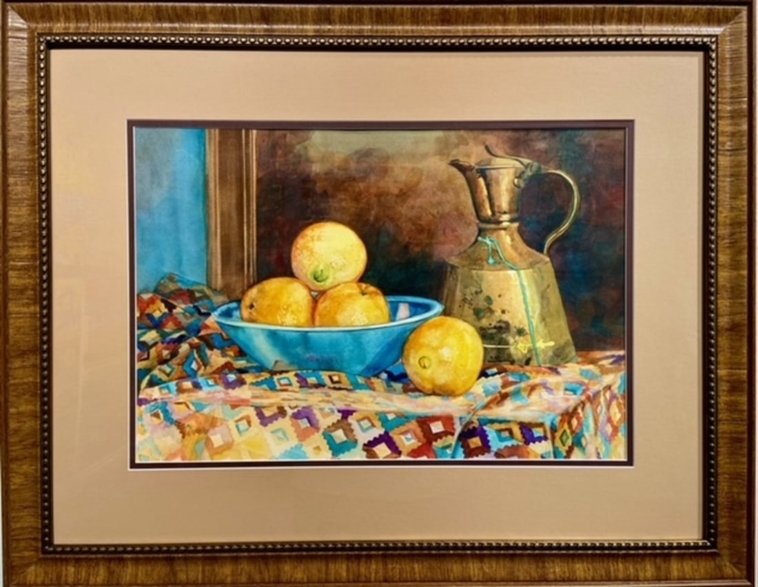 Anne Van Blarcom Kurowski Original Watercolor: Offered here is an original Watercolor on Paper by Anne Van Blarcom Kurowski: "Anne Van Blarcom Kurowski Original Watercolor". This one-of-a-kind piece, measuring 22 x 28 x 2 inch, is a rare opportuni