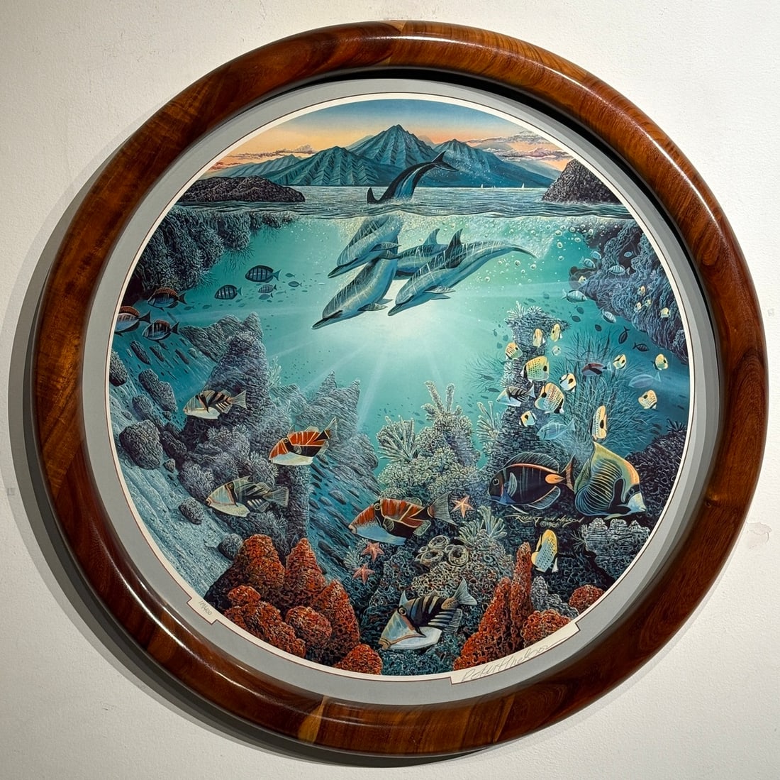 Robert Lyn Nelson "Honolua Bay of Piilani" S/N LE Serigraph-Mixed Media (1 of 7)