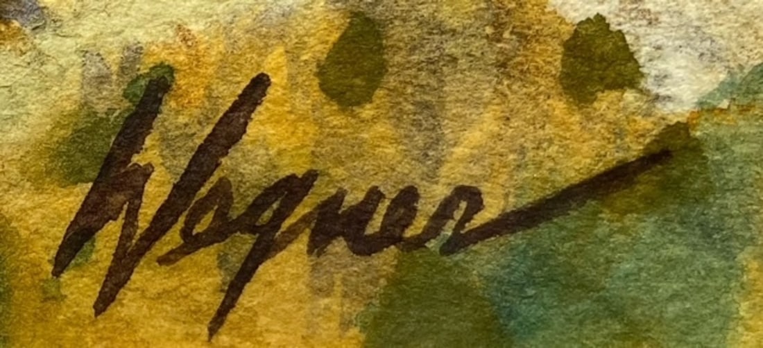 Richard Wagner Signed Original Watercolor - 4
