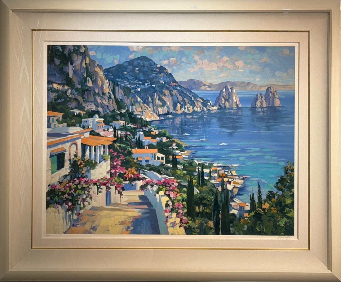 Howard Behrens "Isle Of Capri" S/N Serigraph LE (1 of 5)