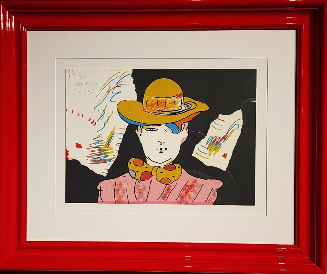 Peter Max "If Series: If" Signed Serigraph LE: Presenting a limited edition Serigraph on Paper by Peter Max: "Peter Max "If Series: If" Signed Serigraph LE". This Serigraph on Paper (Edition: 17/200), measuring 20 x 24 x 2 inch, is a sought-after