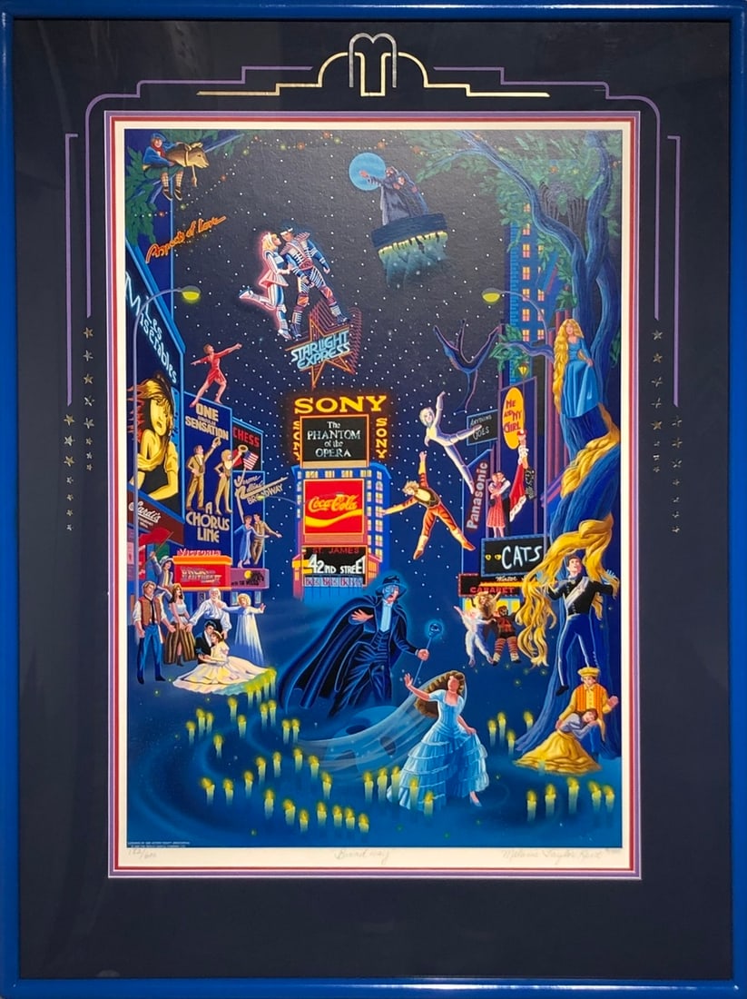 Melanie Taylor Kent "Broadway" Signed Serigraph LE (1 of 13)