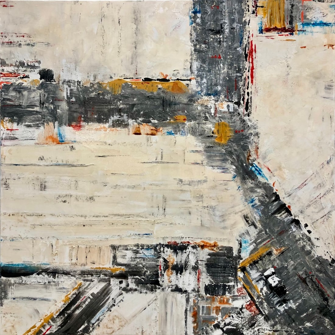 Barbara Owens "Rebel Rebel I" Signed Original Acrylic: Offered here is an original Original Acrylic on Canvas with 1 1/2" Museum Bars by Barbara Owens: "Barbara Owens "Rebel Rebel I" Signed Original Acrylic". This one-of-a-kind piece, measuring 36 x 36 x