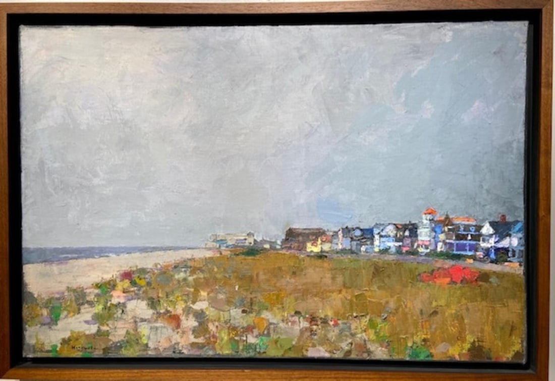 Larry Horowitz "Cape May" Signed Original Oil: Offered here is an original Oil on Canvas by Larry Horowitz: "Larry Horowitz "Cape May" Signed Original Oil". This one-of-a-kind piece, measuring 39 x 27 x 2 inch, is a rare opportunity for