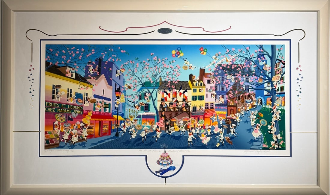Melanie Taylor Kent "Summertime Main St. (Disney)" Serigraph on Paper S/N LE A.P. With Remarque: Presenting a limited edition Serigraph on Paper by Melanie Taylor Kent: "Melanie Taylor Kent "Summertime Main St. (Disney)" Serigraph on Paper S/N LE A.P. With Remarque". This Serigraph on Paper (Edit