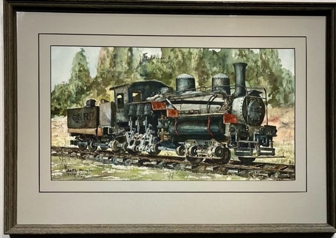Keith Pringle Signed Original Watercolor: Offered here is an original Watercolor on Paper by Keith Pringle: "Keith Pringle Signed Original Watercolor". This one-of-a-kind piece, measuring 20 x 29 x 2 inch, is a rare opportunity for