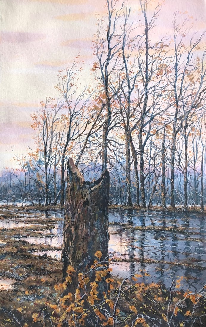 Michael Schofield "Morning #2" Signed Serigraph (1 of 3)