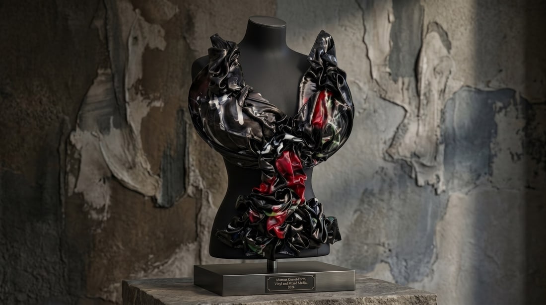 Mercedes Brunelli "La Vie En Rose" Fabric/Resin: Presenting this Mercedes Brunelli Sculpture: "Mercedes Brunelli "La Vie En Rose" Fabric/Resin". This piece, measuring 19 x 15 inch, is available at auction on LiveAuctioneers. Artist: Mercedes Brunell