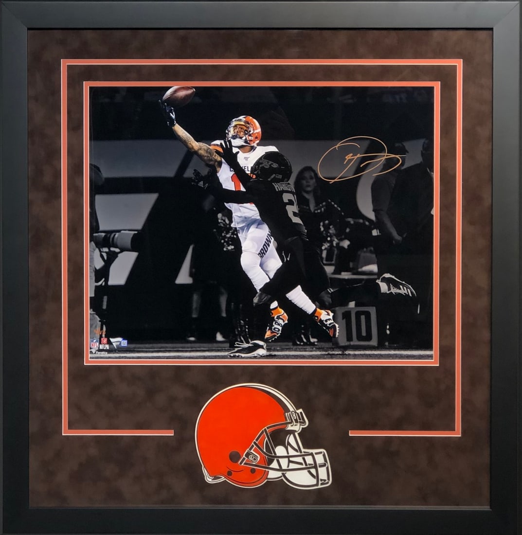 Odell Beckham Jr (Cleveland Browns) by Fanatics Authentic - Autographed LE (1 of 9)