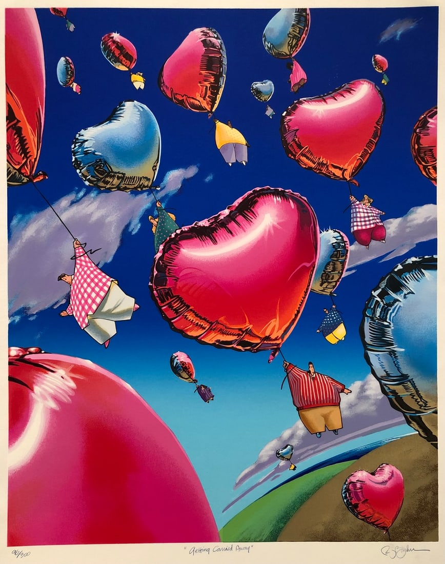 Robert Barber "Getting Carried Away" Signed Seri LE (1 of 5)
