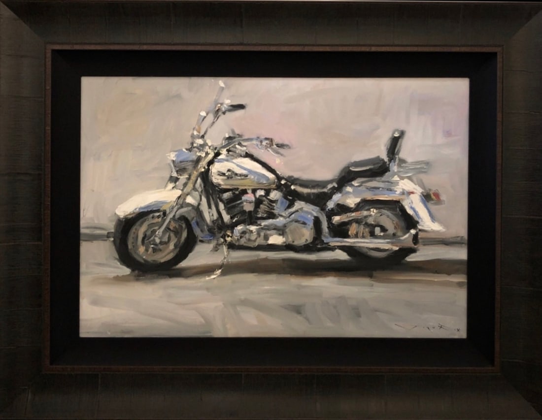 Jorn Fox Impressionist Signed Original Oil on Canvas: Offered here is an original Original Oil on Canvas by Jorn Fox: "Jorn Fox Impressionist Signed Original Oil on Canvas". This one-of-a-kind piece, measuring 37 x 49 x 2 inch, is a rare opportunity for 