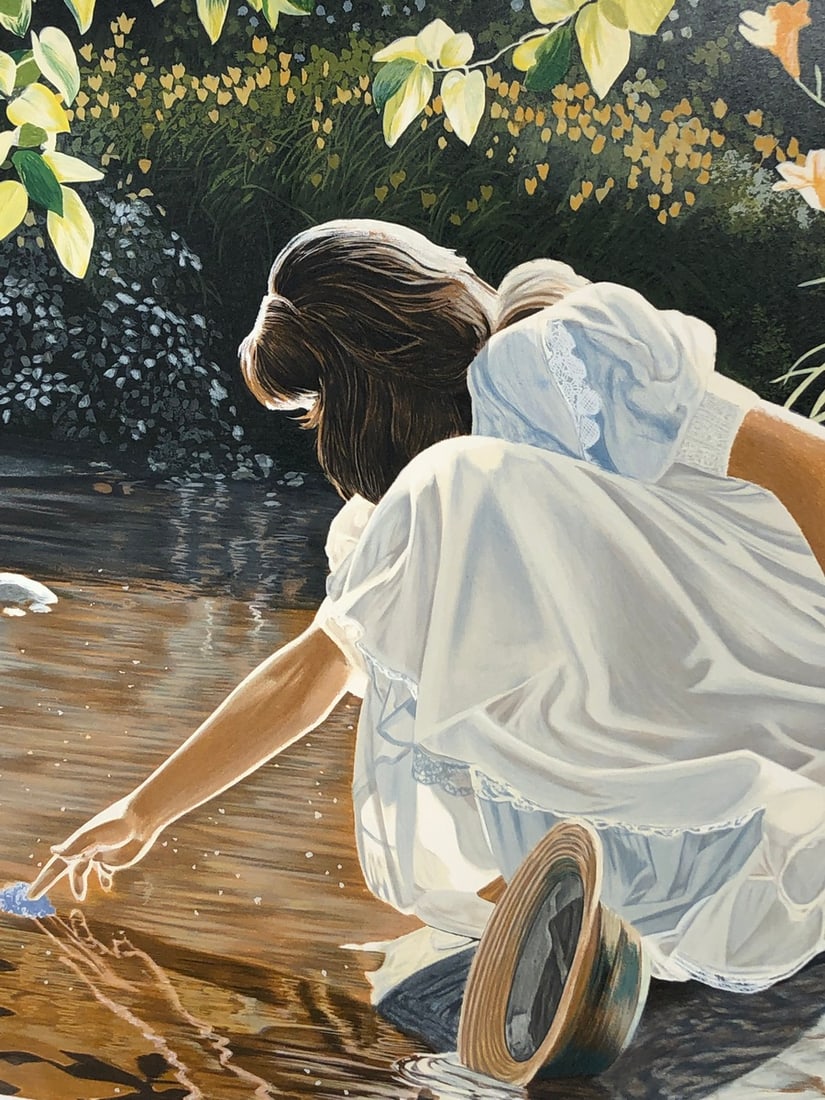 Susan Rios "Blossoming" Signed Serigraph LE - 3