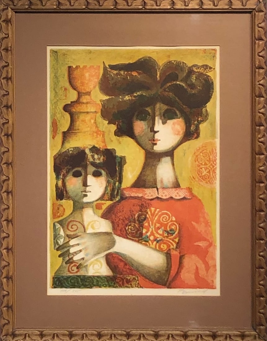 Jordi Pla Domenech (Figurative) Signed Lithograph LE: Presenting a limited edition Lithograph on Paper by Jordi Pla Domenech: "Jordi Pla Domenech (Figurative) Signed Lithograph LE". This Lithograph on Paper (Edition: 106/375), measuring 27 x 20 x 2