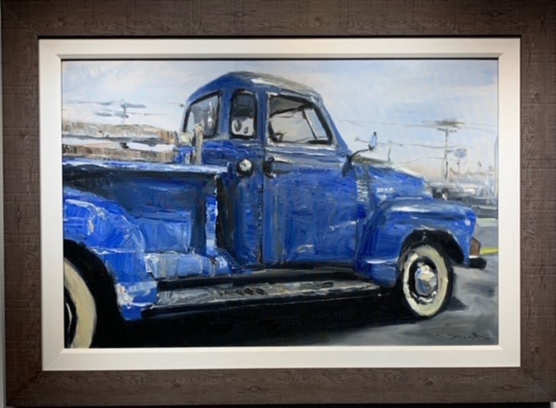 Jorn Fox Impressionist Signed Original Oil on Canvas: Offered here is an original Original Oil on Canvas by Jorn Fox: "Jorn Fox Impressionist Signed Original Oil on Canvas". This one-of-a-kind piece, measuring 33 x 45 x 2 inch, is a rare opportunity for 