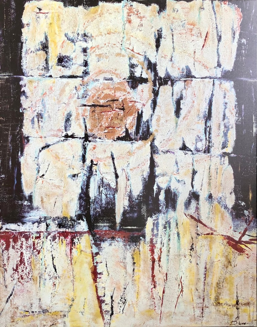 Barbara Owens "Warehouse Blues" Signed Original Giclee: Presenting a Giclee on Canvas with 1 1/2" Museum Bars by Barbara Owens: "Barbara Owens "Warehouse Blues" Signed Original Giclee". This work, measuring 60 x 48 x 2 inch, is available now at auction on