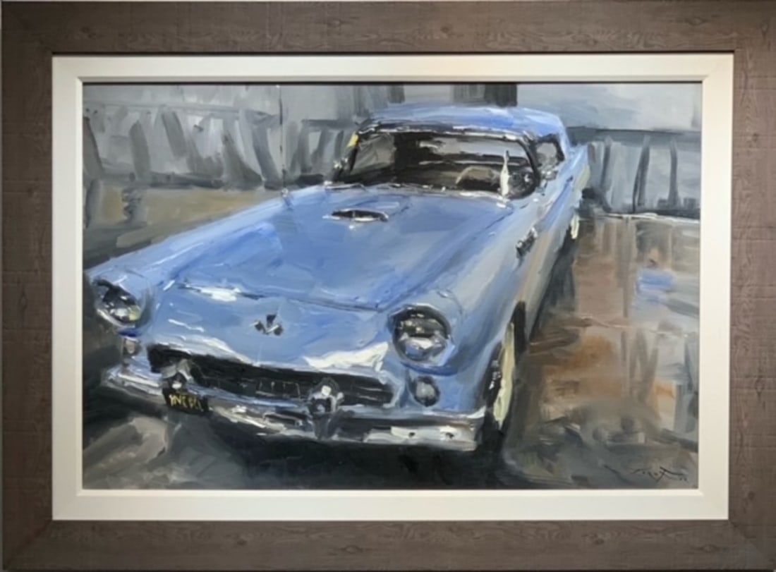 Jorn Fox Impressionist Signed Original Oil on Canvas: Offered here is an original Original Oil on Canvas by Jorn Fox: "Jorn Fox Impressionist Signed Original Oil on Canvas". This one-of-a-kind piece, measuring 33 x 45 x 2 inch, is a rare opportunity for 