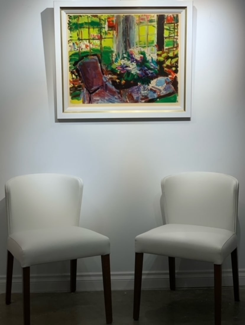 Dimitrie Berea "Interieur Aux Fleurs" Lithograph - 2