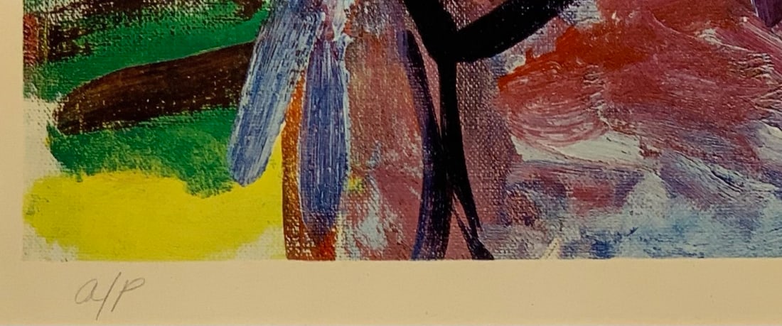 Dimitrie Berea "Interieur Aux Fleurs" Lithograph - 3