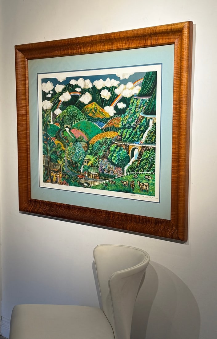 Guy Buffet "Chasing Rainbows" Serigraph on paper - 3